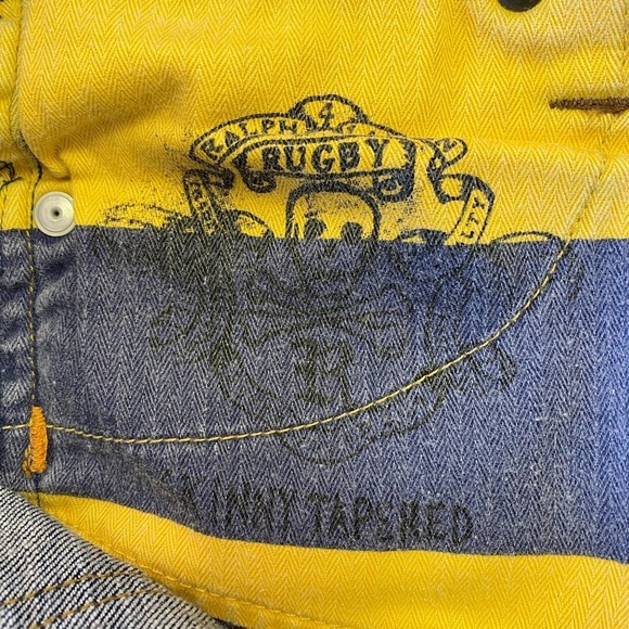 Ralph Lauren Rugby Women's Size 29 x 32 Blue Denim Skinny Tapered Jeans - Picture 6 of 13